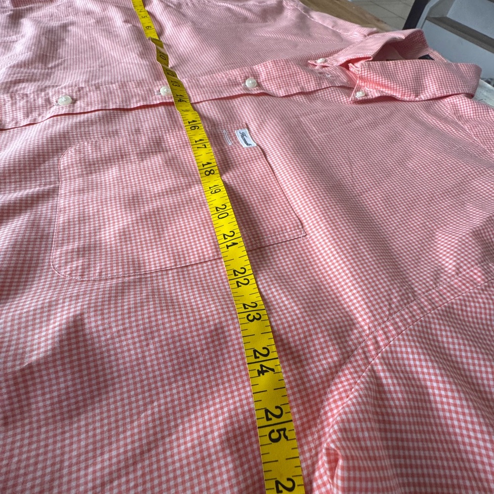 Faconnable Men's Gingham Button-Down Short Sleeve… - image 4